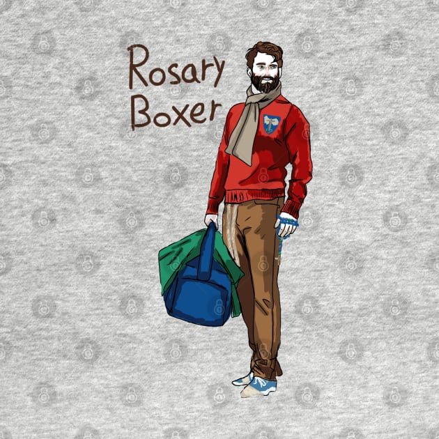 Rosary Boxer by HappyRandomArt